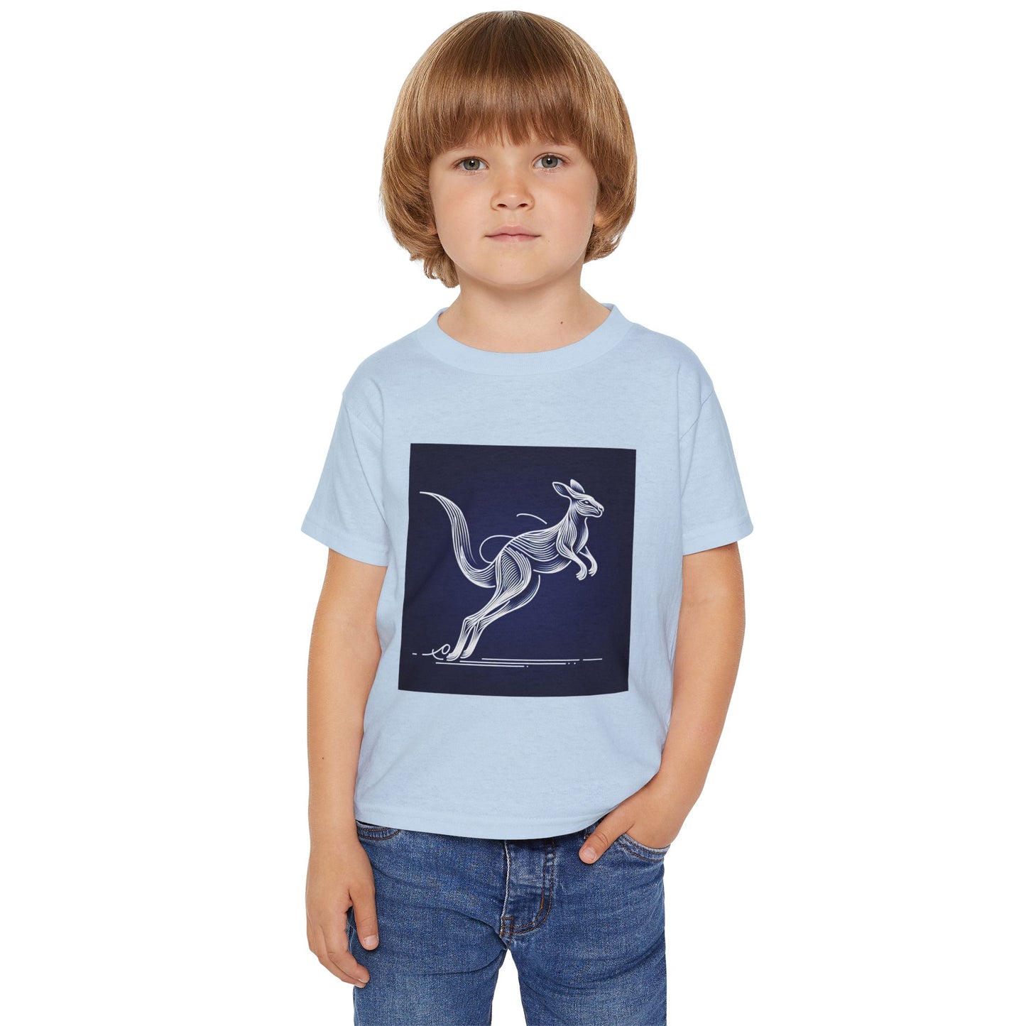 Kangaroo Design Toddler T-Shirt - Fun and Playful Kids Apparel