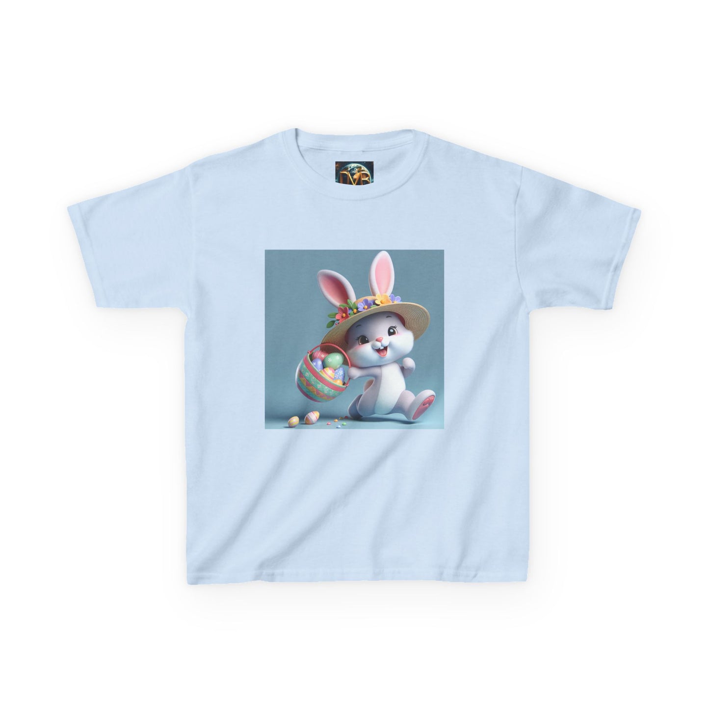 Cute Easter Bunny Kids Tee - Heavy Cotton™ T-Shirt for Spring Celebrations