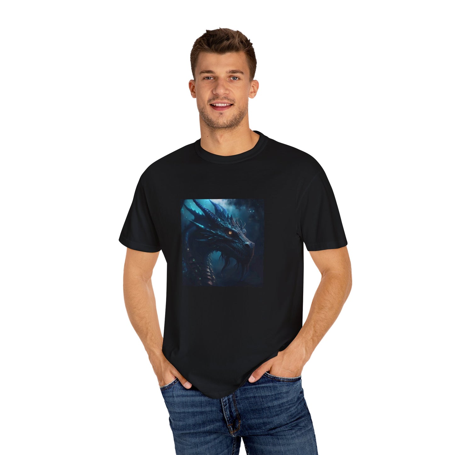 Epic Dragon Graphic Unisex T-Shirt - Fantasy Art Tee