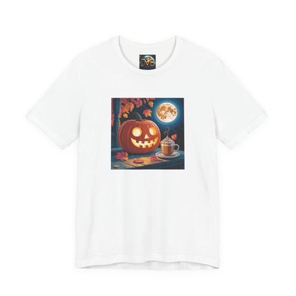 Fall In Love With Fall, Unisex Fall T-Shirt, Halloween Shirt, Cozy Fall Apparel, Seasonal Graphic Tee, Pumpkin Spice Tee