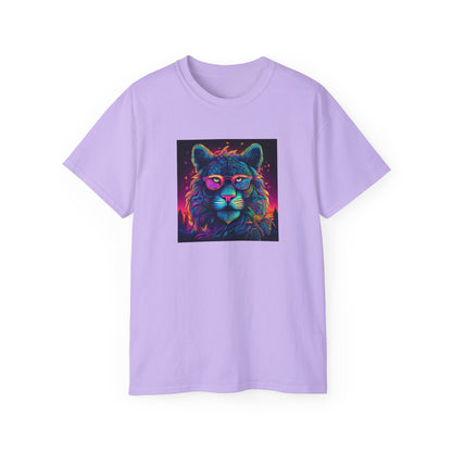90's Style Colorful Lion Graphic Ultra Cotton Tee - Vibrant and Fun Wear