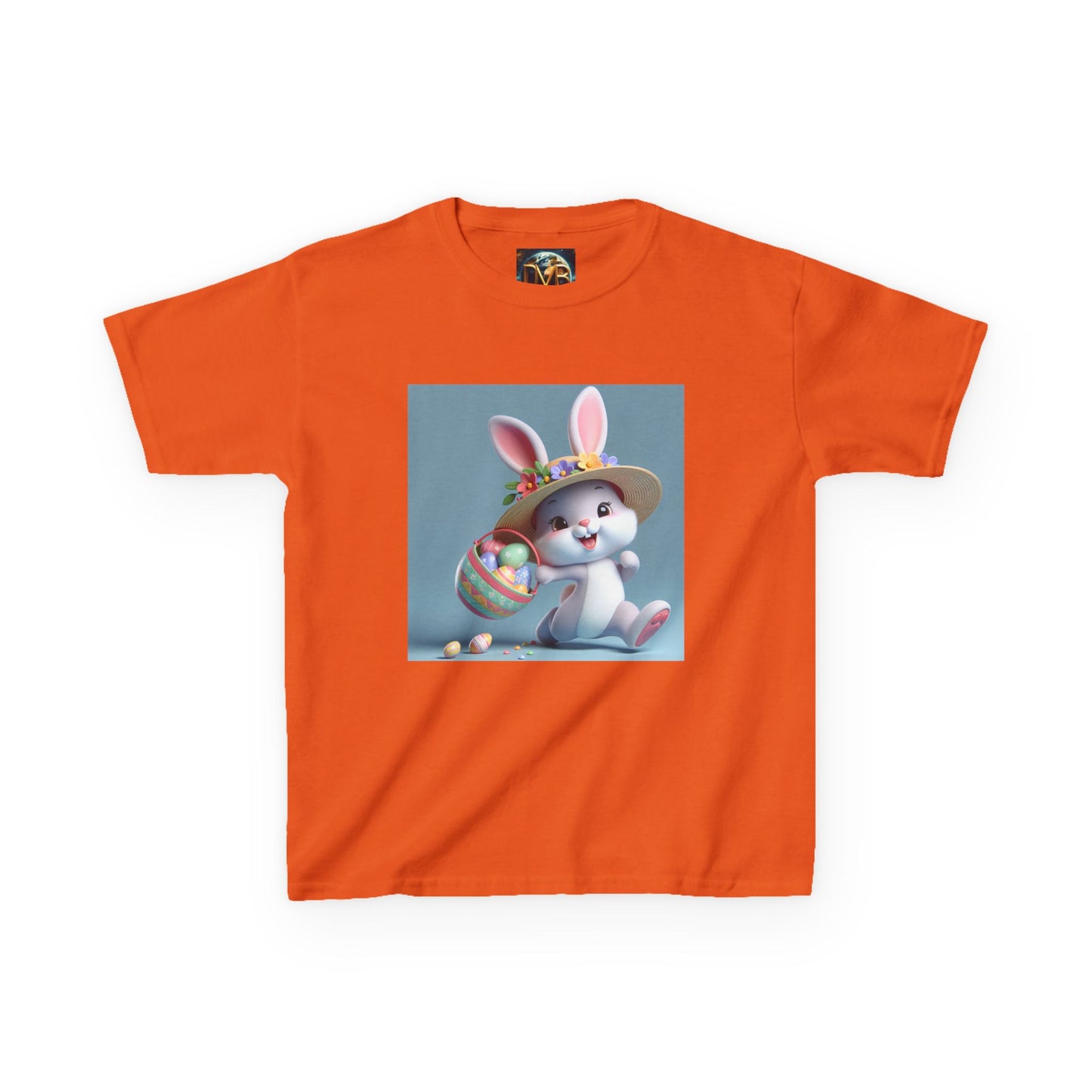 Cute Easter Bunny Kids Tee - Heavy Cotton™ T-Shirt for Spring Celebrations