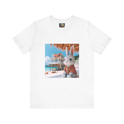 Bunny Tee, Rabbit T-Shirt, Cute Animal Top, Nature Lover Gift, Short Sleeve Shirt