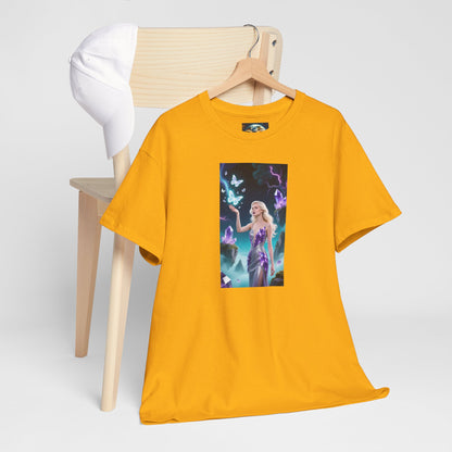 Magical Fairy Graphic Tee, Enchanted Woodland Shirt, Fantasy Apparel, Gift for Nature Lovers, Festival Wear, Unisex Cotton Tee