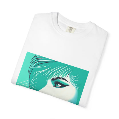 Vintage Lady Portrait T-shirt, 1980s Art Style, Retro Graphic Tee, Unisex Graphic Tee, Hipster Fashion Shirt