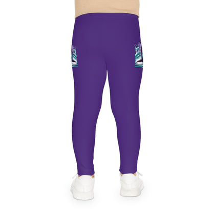 Colorful Dolphin Kids Leggings - Fun & Stylish Activewear for Young Explorers