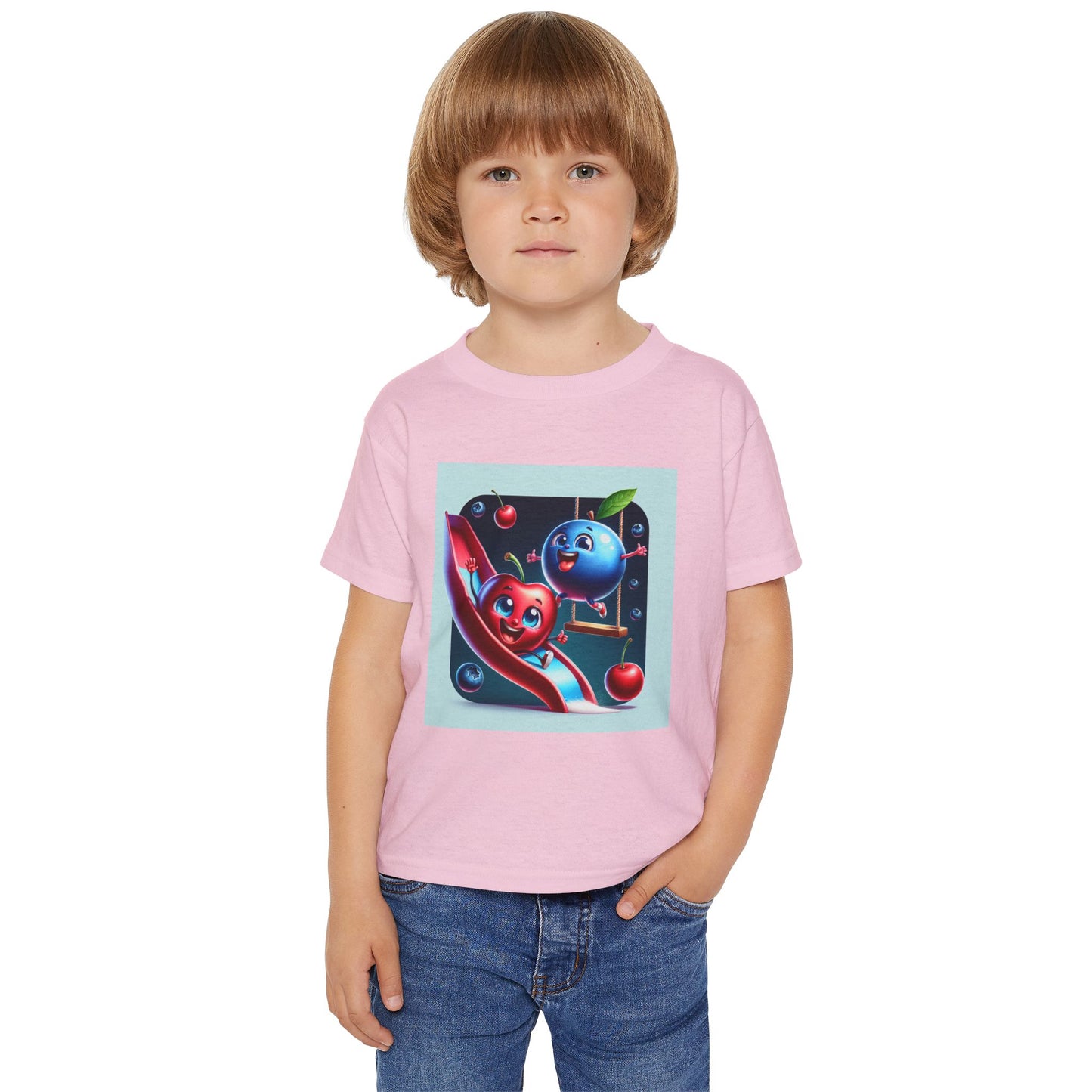 Playful Fruits Toddler T-Shirt - Fun Design for Kids