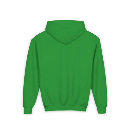 Youth Superhero Heavy Blend Hoodie - Fun & Cozy Design for Kids