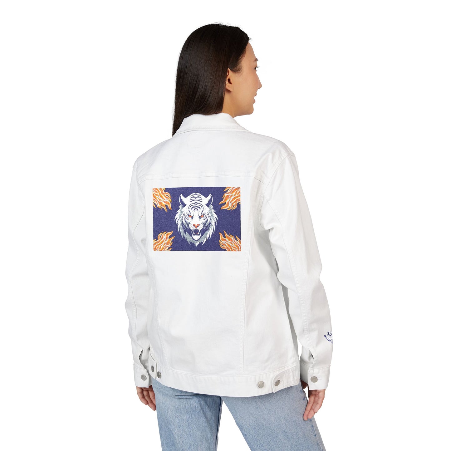 Stylish Unisex Denim Jacket with Embroidered White Tiger Design | Trendy Casual Wear, Unique Gift for Friends, Summer Fashion Essential, [...]