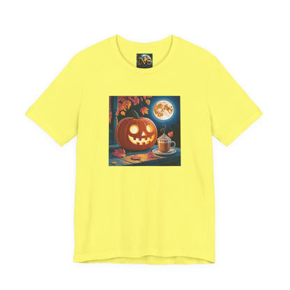 Fall In Love With Fall, Unisex Fall T-Shirt, Halloween Shirt, Cozy Fall Apparel, Seasonal Graphic Tee, Pumpkin Spice Tee