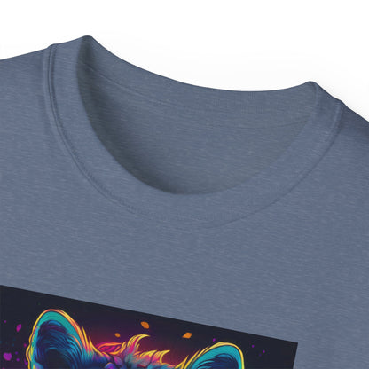 90's Style Colorful Lion Graphic Ultra Cotton Tee - Vibrant and Fun Wear
