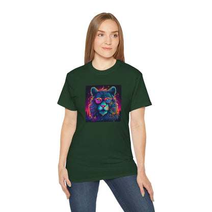 90's Style Colorful Lion Graphic Ultra Cotton Tee - Vibrant and Fun Wear