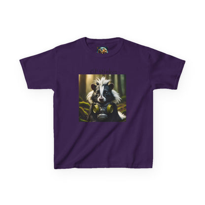 Kids Tee, Little Stinker Skunk Gas Mask Funny T-Shirt for Boys and Girls, Children's Clothing, Animal Lover Gift, Cute Kids