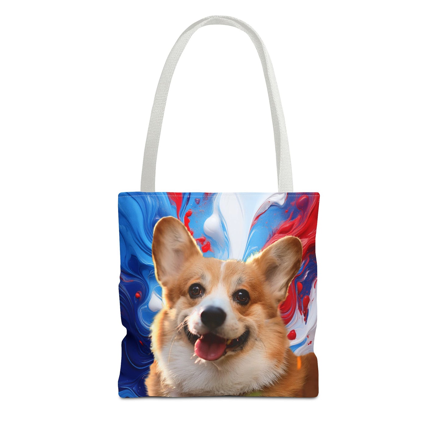 Vibrant Corgi Tote Bag - Perfect for Dog Lovers