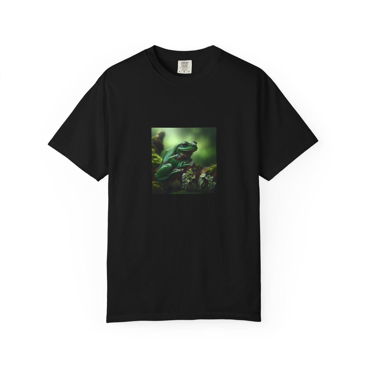 Green Tree Frog Unisex Garment-Dyed T-shirt