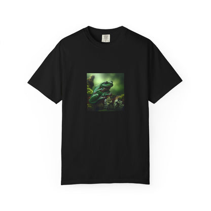 Green Tree Frog Unisex Garment-Dyed T-shirt