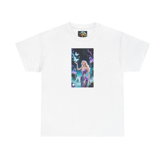 Magical Fairy Graphic Tee, Enchanted Woodland Shirt, Fantasy Apparel, Gift for Nature Lovers, Festival Wear, Unisex Cotton Tee