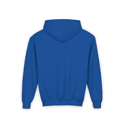 Youth Superhero Heavy Blend Hoodie - Fun & Cozy Design for Kids
