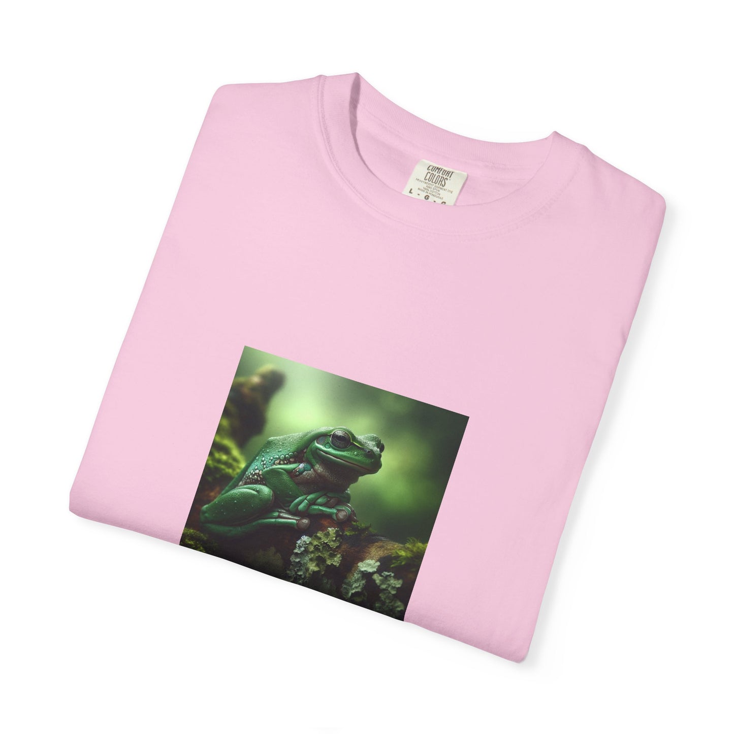 Green Tree Frog Unisex Garment-Dyed T-shirt