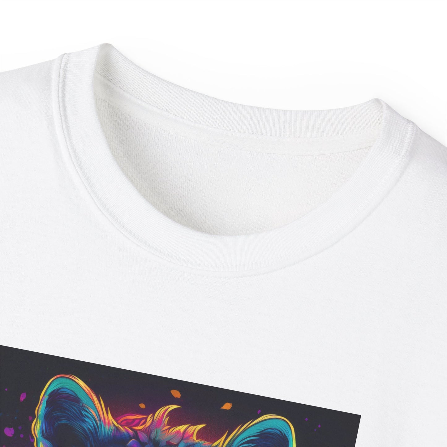 90's Style Colorful Lion Graphic Ultra Cotton Tee - Vibrant and Fun Wear