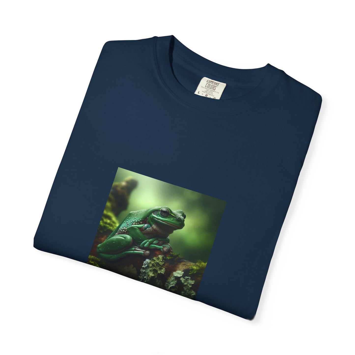 Green Tree Frog Unisex Garment-Dyed T-shirt