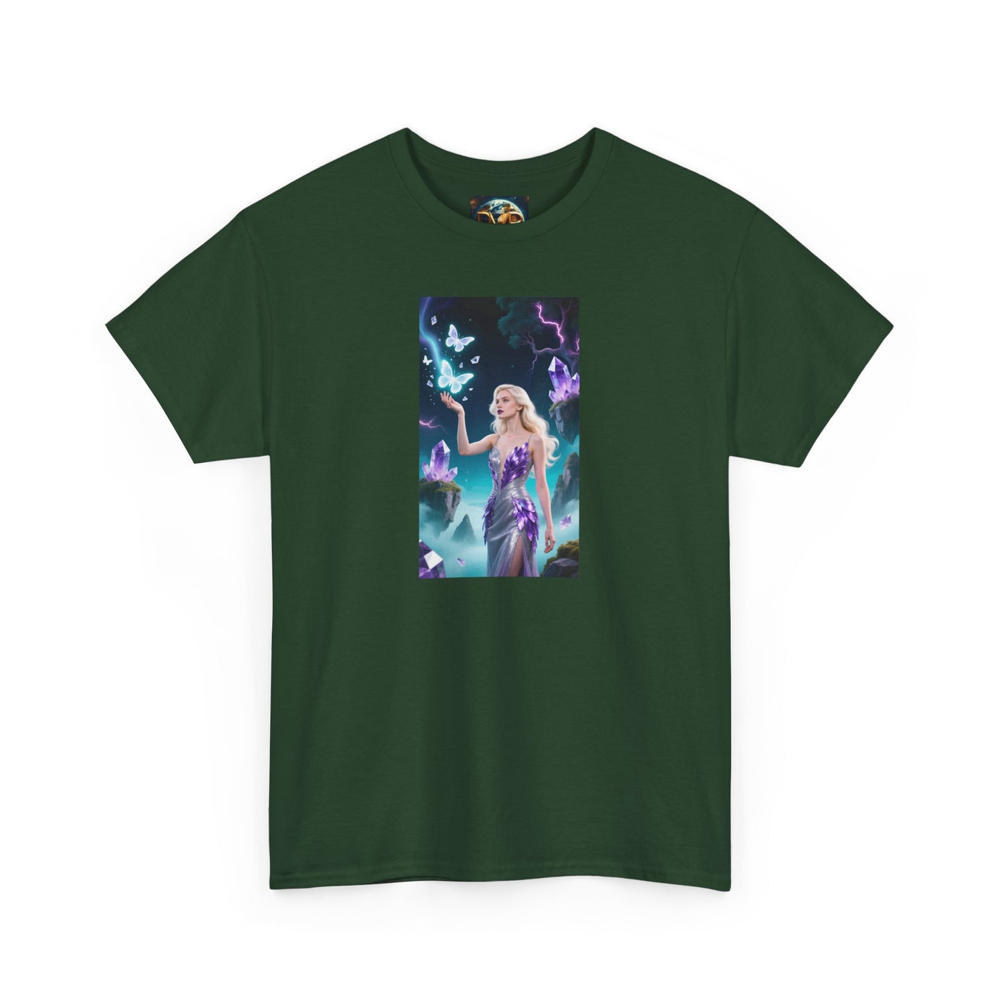 Magical Fairy Graphic Tee, Enchanted Woodland Shirt, Fantasy Apparel, Gift for Nature Lovers, Festival Wear, Unisex Cotton Tee