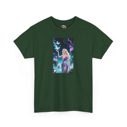 Magical Fairy Graphic Tee, Enchanted Woodland Shirt, Fantasy Apparel, Gift for Nature Lovers, Festival Wear, Unisex Cotton Tee