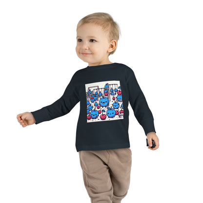 Kids Tee with Blueberries and Cherries Playground Design