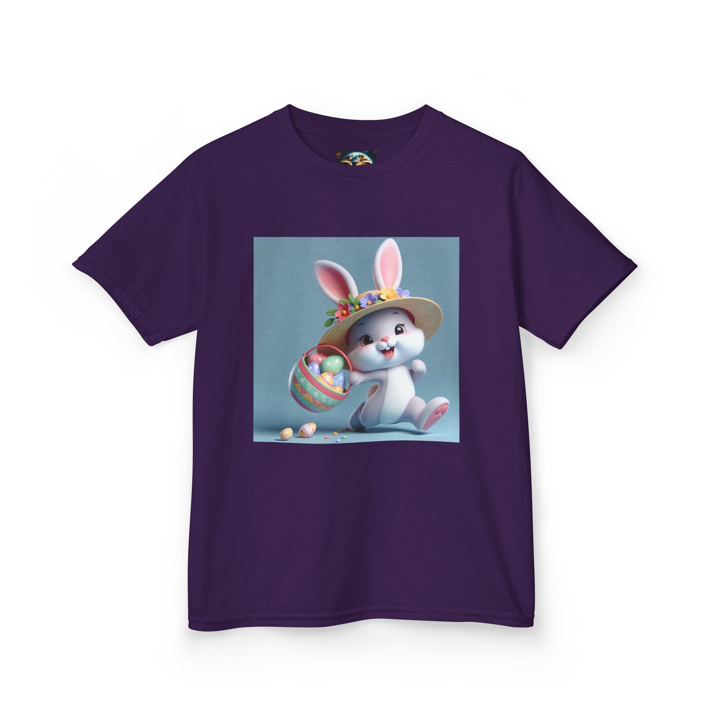 Cute Easter Bunny Kids Tee - Heavy Cotton™ T-Shirt for Spring Celebrations