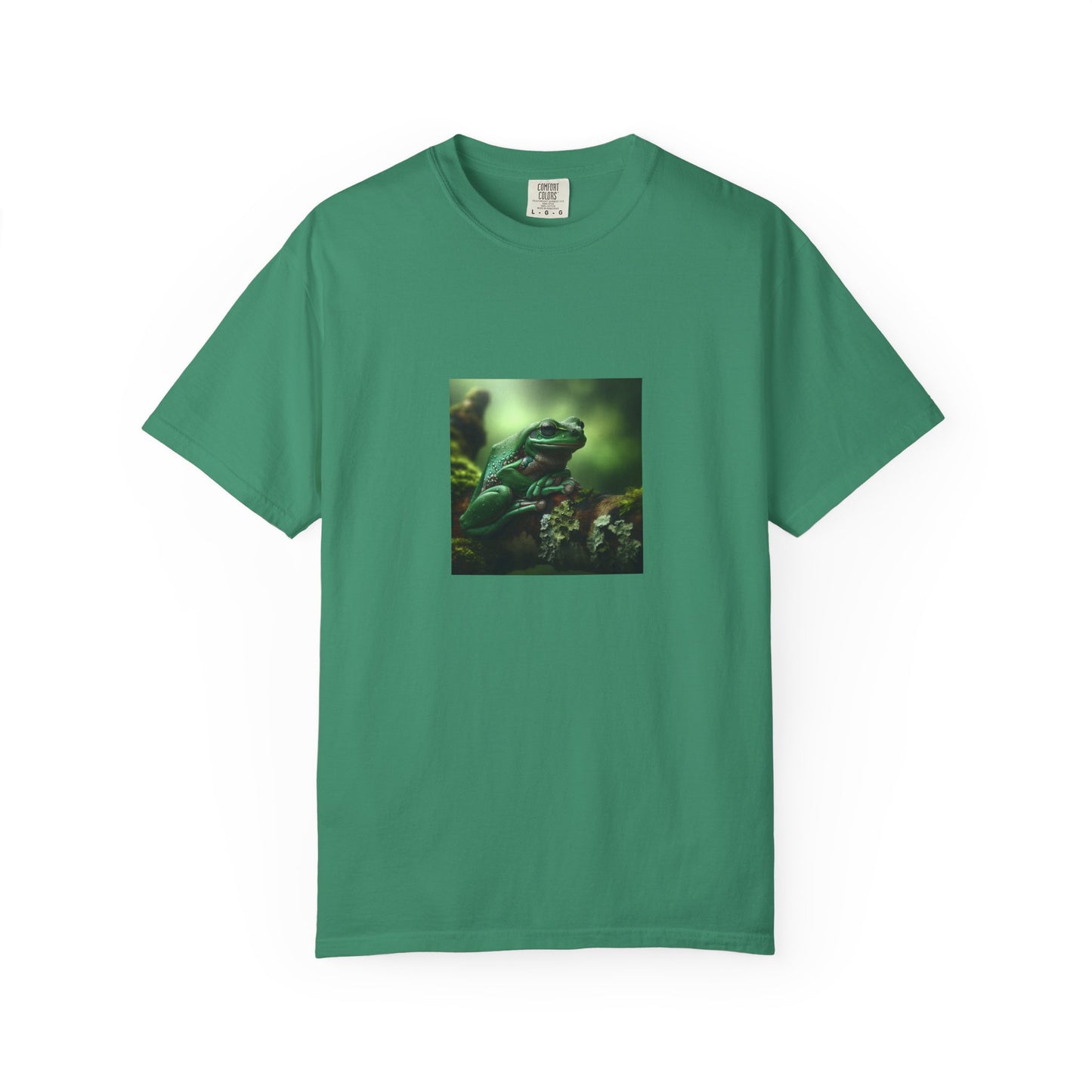 Green Tree Frog Unisex Garment-Dyed T-shirt