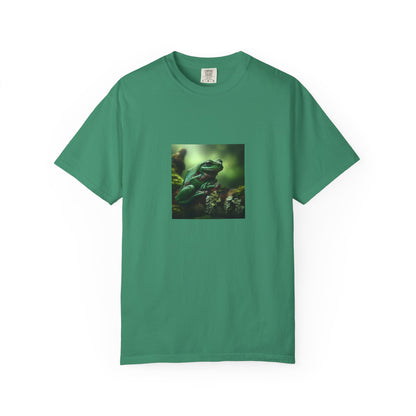 Green Tree Frog Unisex Garment-Dyed T-shirt