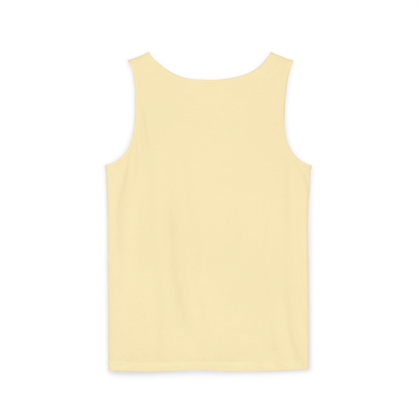 Sun-Inspired Unisex Garment-Dyed Tank Top, Boho Summer Shirt, Festival Wear, Sunscreen Beach Top, Yoga & Meditation Apparel
