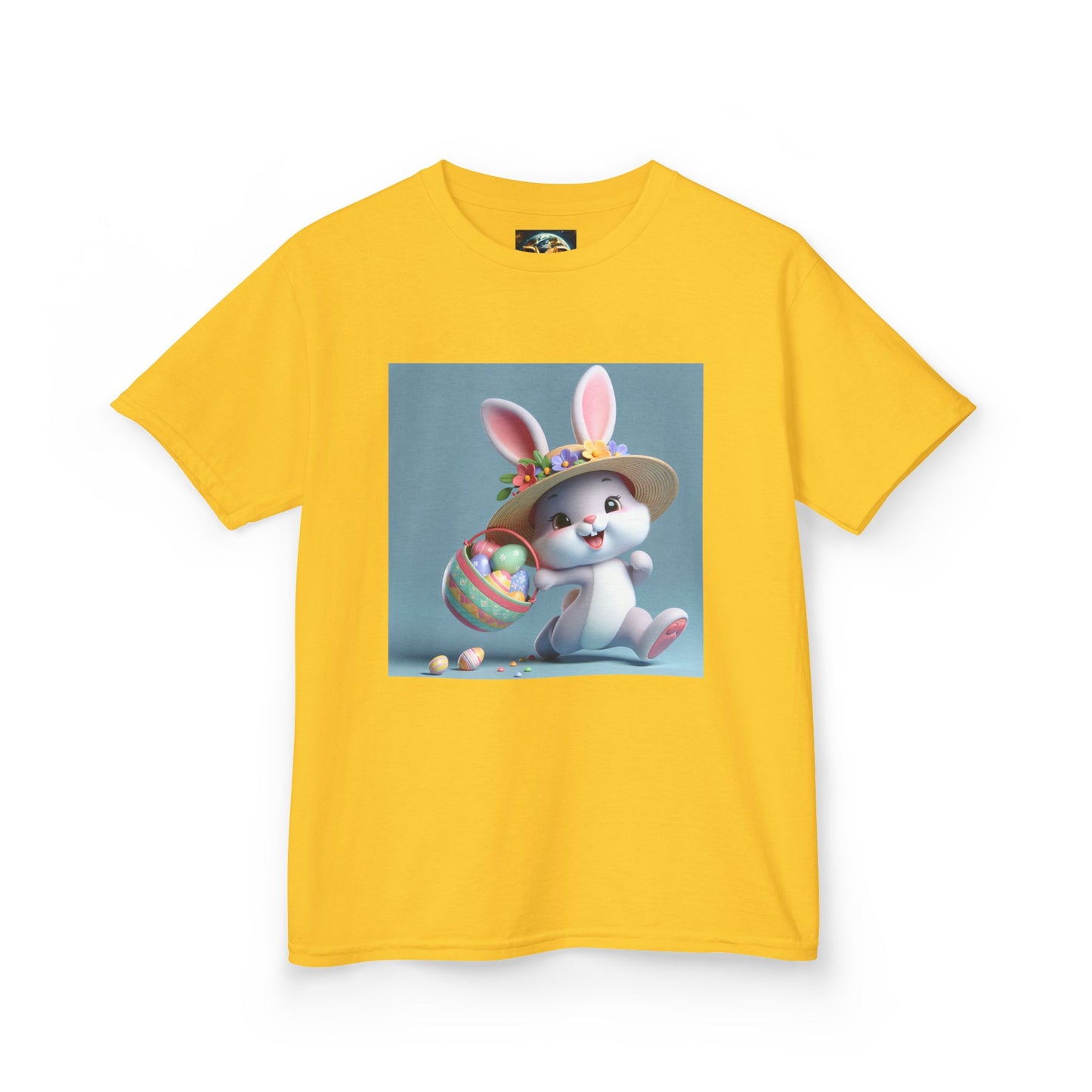 Cute Easter Bunny Kids Tee - Heavy Cotton™ T-Shirt for Spring Celebrations