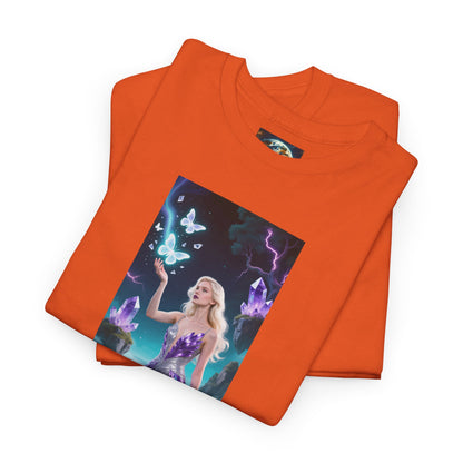 Magical Fairy Graphic Tee, Enchanted Woodland Shirt, Fantasy Apparel, Gift for Nature Lovers, Festival Wear, Unisex Cotton Tee
