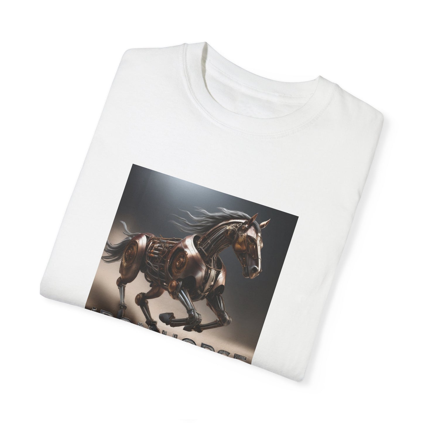 Iron Horse Unisex Garment-Dyed T-Shirt - Equestrian Vintage Style