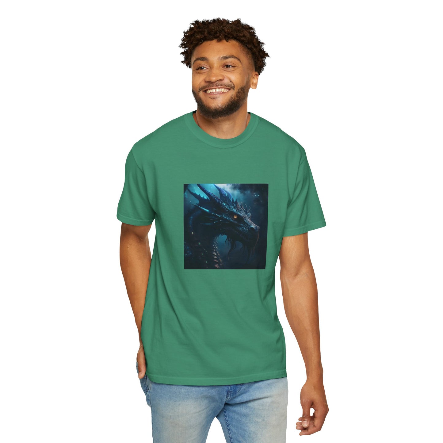 Epic Dragon Graphic Unisex T-Shirt - Fantasy Art Tee
