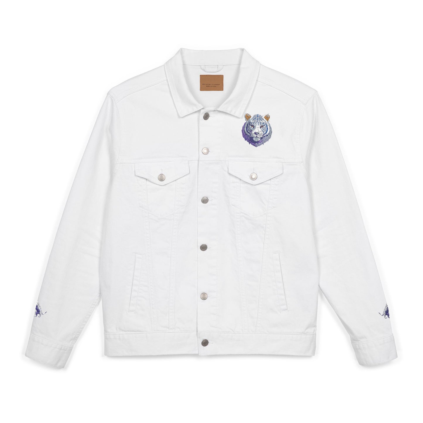 Stylish Unisex Denim Jacket with Embroidered White Tiger Design | Trendy Casual Wear, Unique Gift for Friends, Summer Fashion Essential, [...]