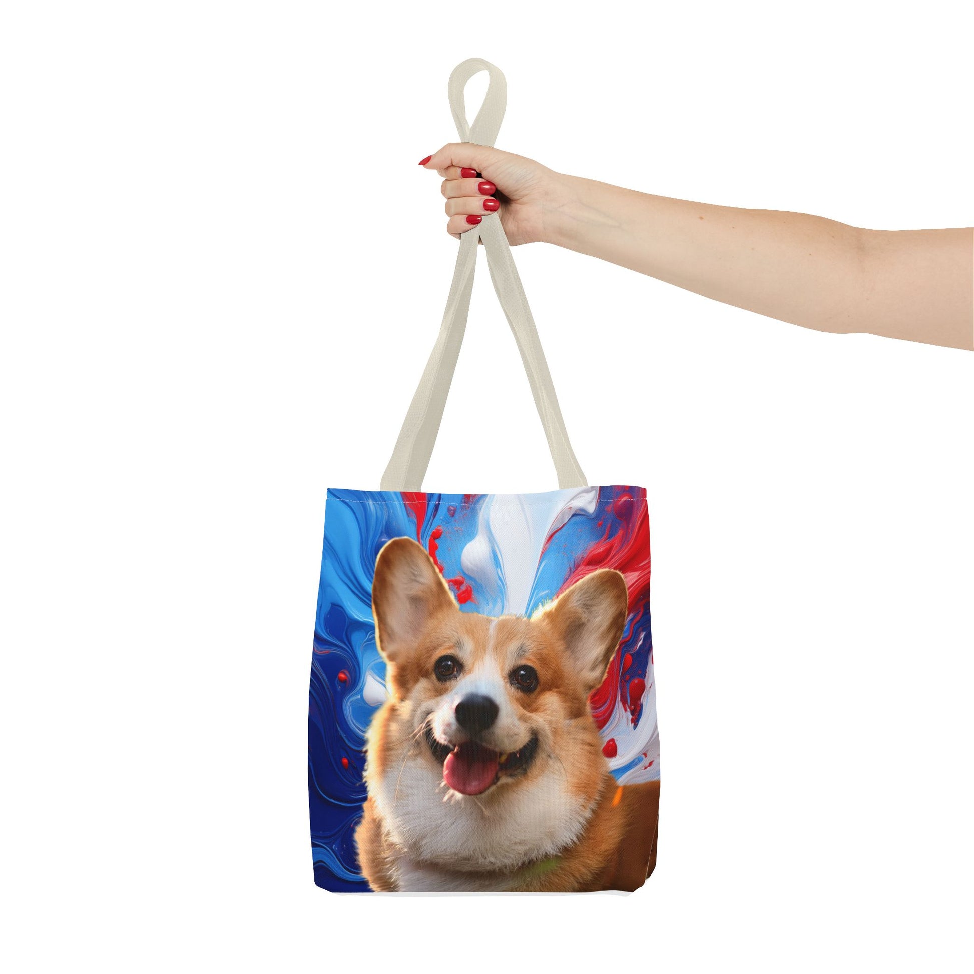 Vibrant Corgi Tote Bag - Perfect for Dog Lovers