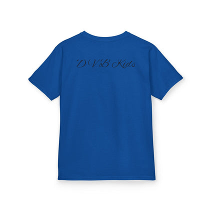 Kids Tee, Cute Robot in Rainy Day, Children's T-Shirt, Fun Kids Shirt, Playful Youth Apparel, Robot Graphic Tee