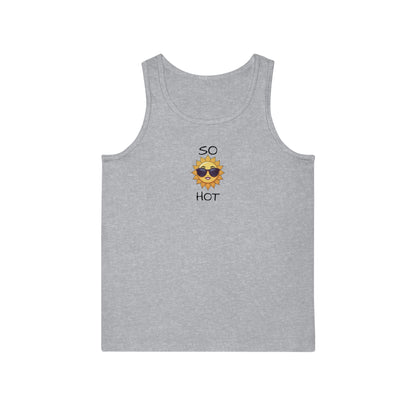 So Hot Sun Graphic Unisex Tank Top - Summer Vibes Apparel