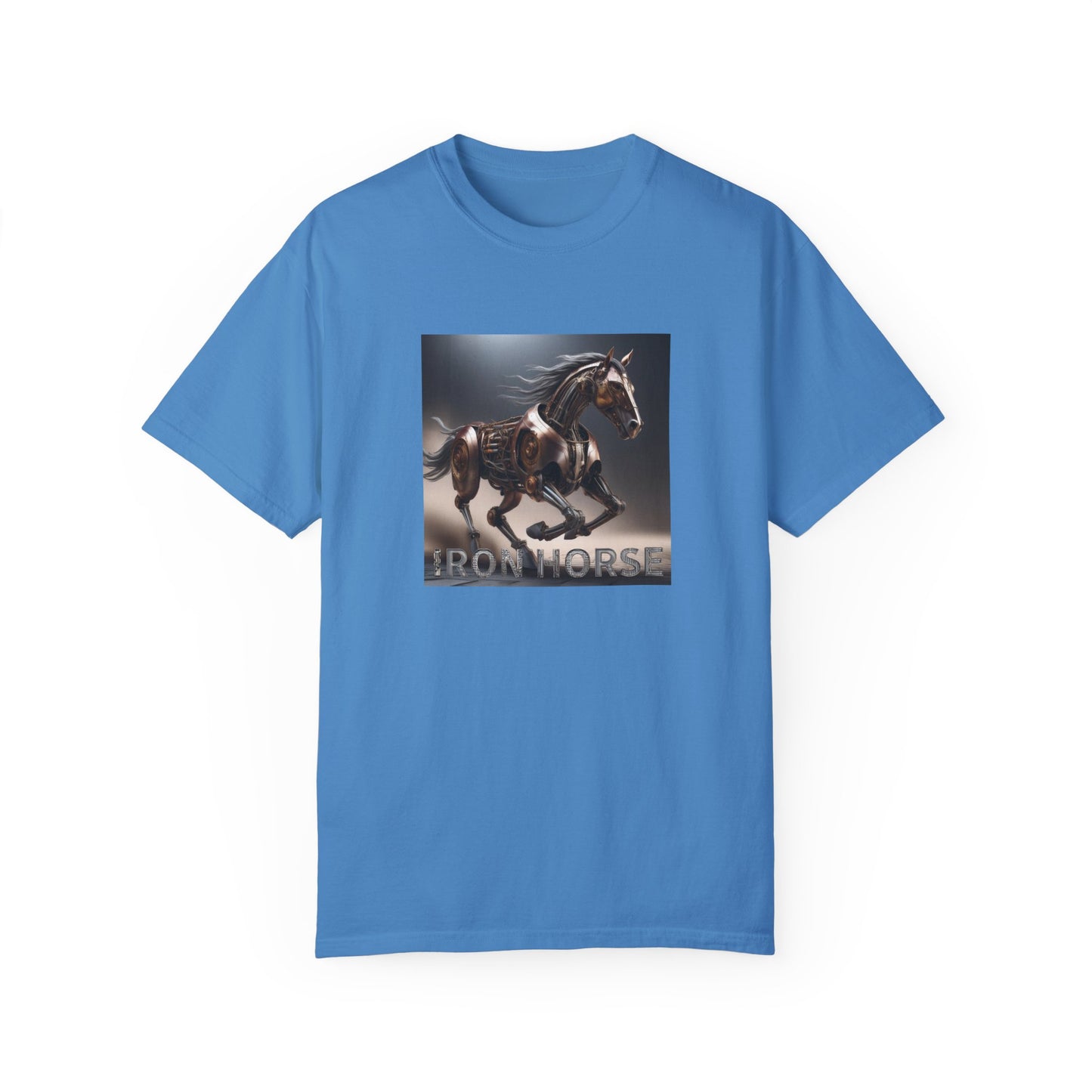 Iron Horse Unisex Garment-Dyed T-Shirt - Equestrian Vintage Style