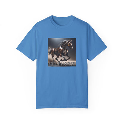 Iron Horse Unisex Garment-Dyed T-Shirt - Equestrian Vintage Style
