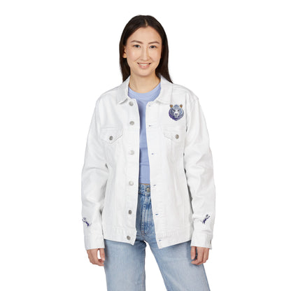 Stylish Unisex Denim Jacket with Embroidered White Tiger Design | Trendy Casual Wear, Unique Gift for Friends, Summer Fashion Essential, [...]