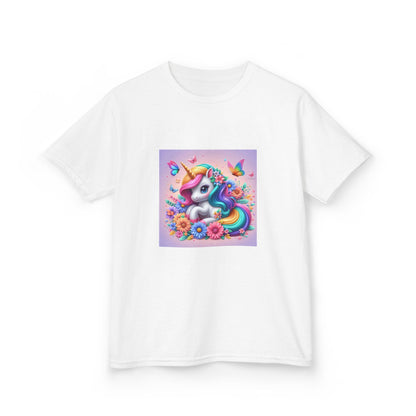 Colorful Unicorn Kids Tee Shirt, Girl's Rainbow T-Shirt, Cute Toddler Clothing, Magical Fantasy Top, Children's Graphic Tee
