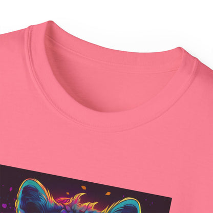 90's Style Colorful Lion Graphic Ultra Cotton Tee - Vibrant and Fun Wear