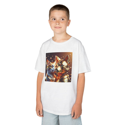 Solid Gold Cat and Dog - Heavy Cotton™ Tee for Children