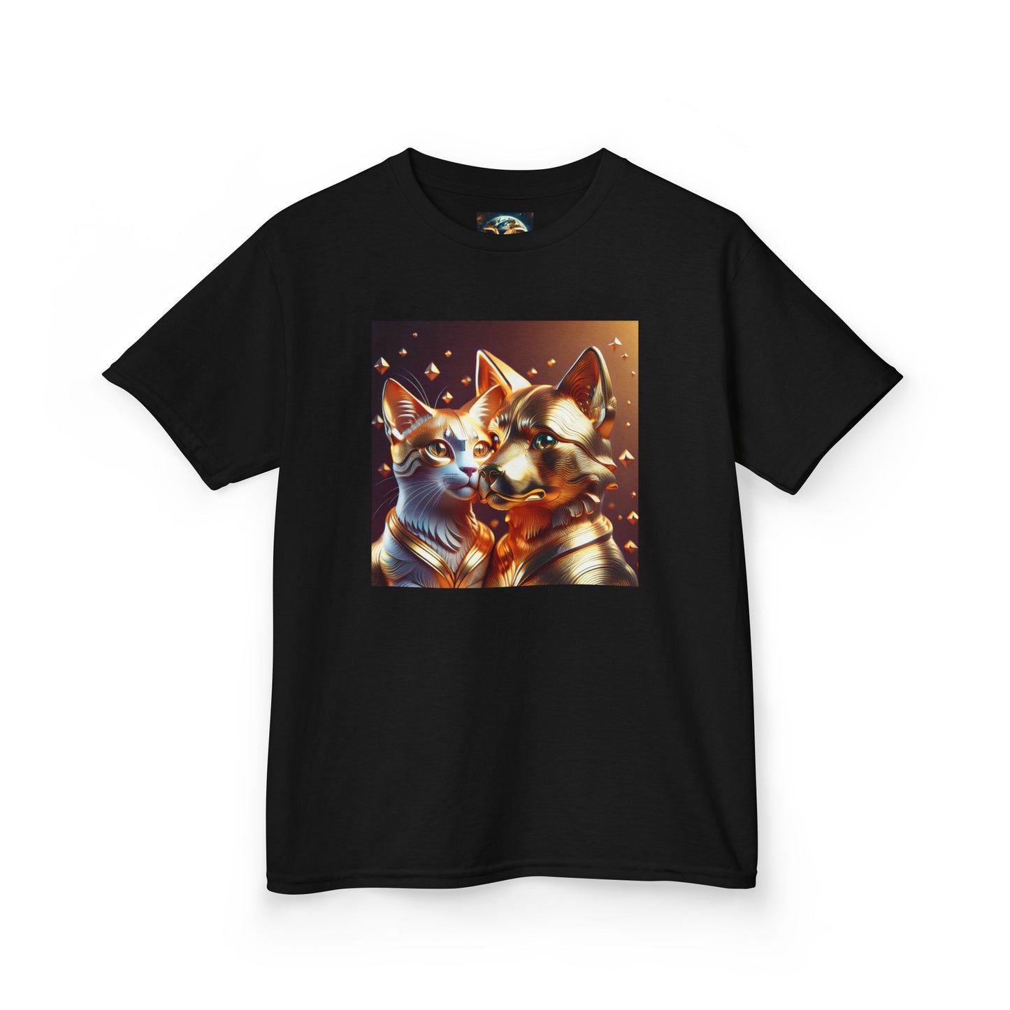 Solid Gold Cat and Dog - Heavy Cotton™ Tee for Children