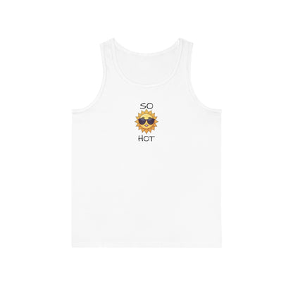 So Hot Sun Graphic Unisex Tank Top - Summer Vibes Apparel