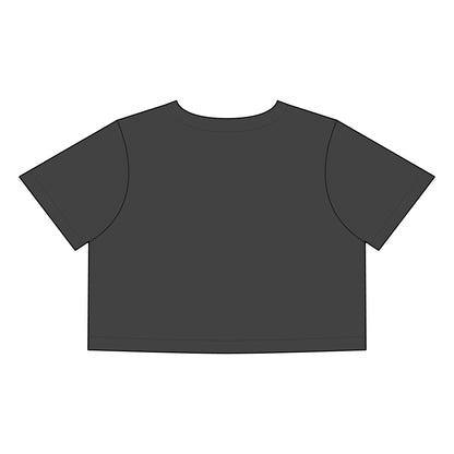 Luscious Heart Women's Faded Crop Tee - Trendy, Casual Fashion