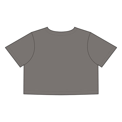 Luscious Heart Women's Faded Crop Tee - Trendy, Casual Fashion